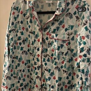 Farmers Wife Lands End 100% cotton flannel nightshirt
